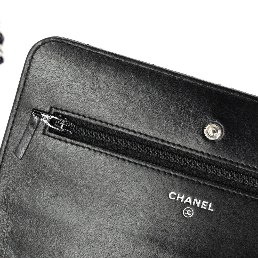 Chanel Airlines Wallet On Chain Quilted #222595C24B - Picture 6 of 9